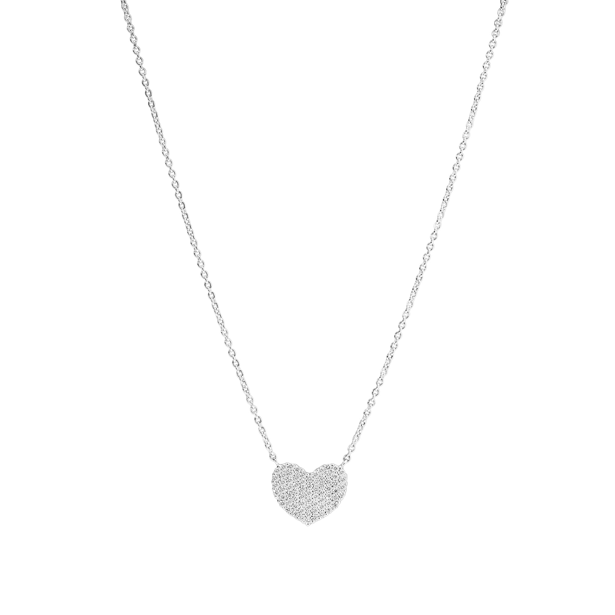 Girocollo cuore con diamanti